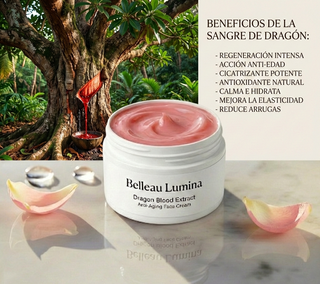 ¡10 Años Menos! Dragon's Blood - Crema Facial Rejuvenecedora