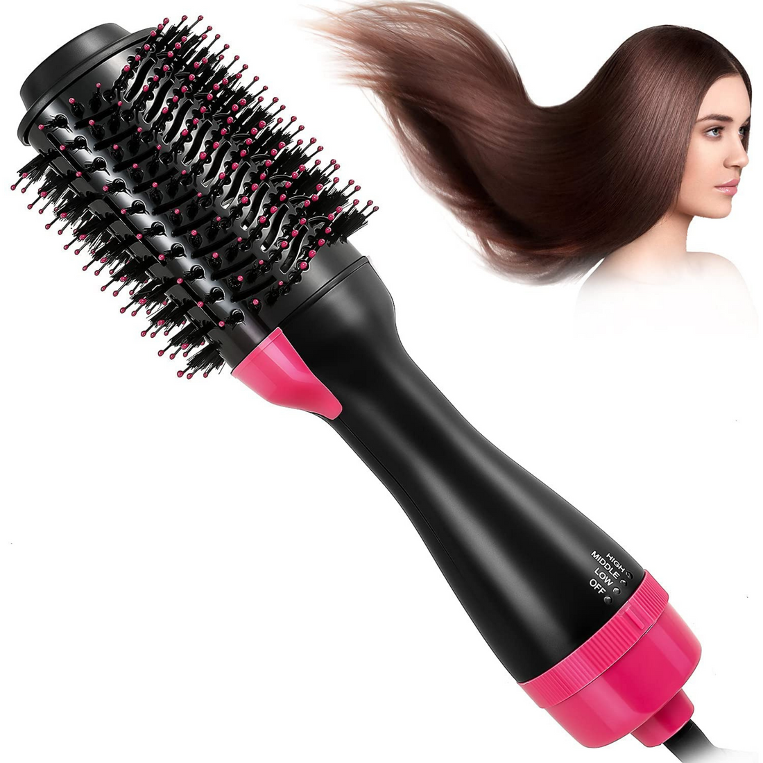 GlamBrush Pro - Secador, Alisador y Moldeador