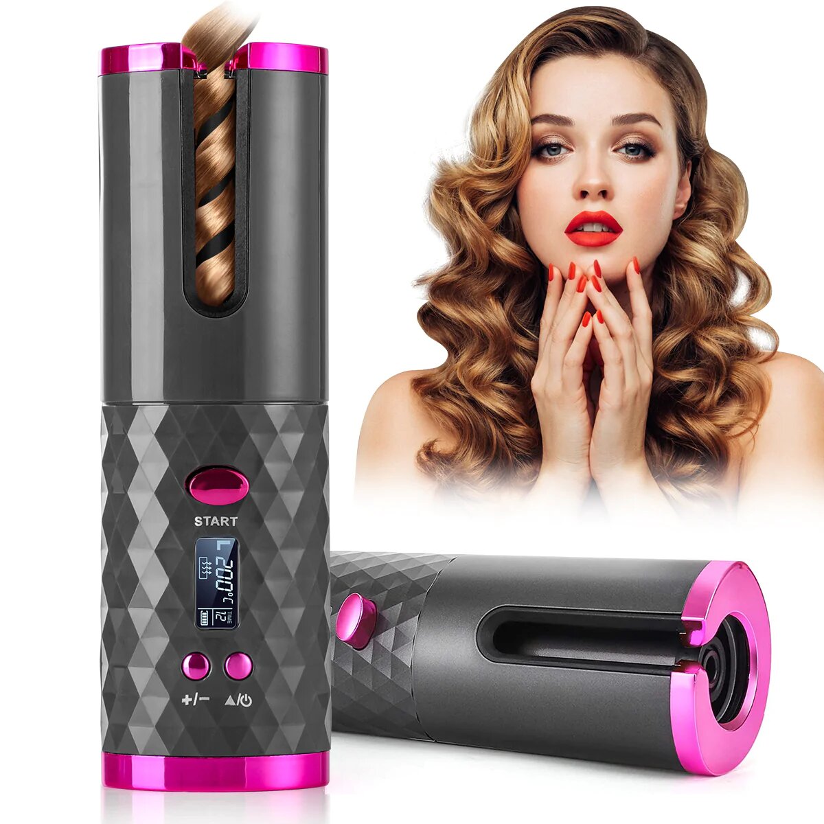 MagicCurl Pro - Moldeador Automático Portátil