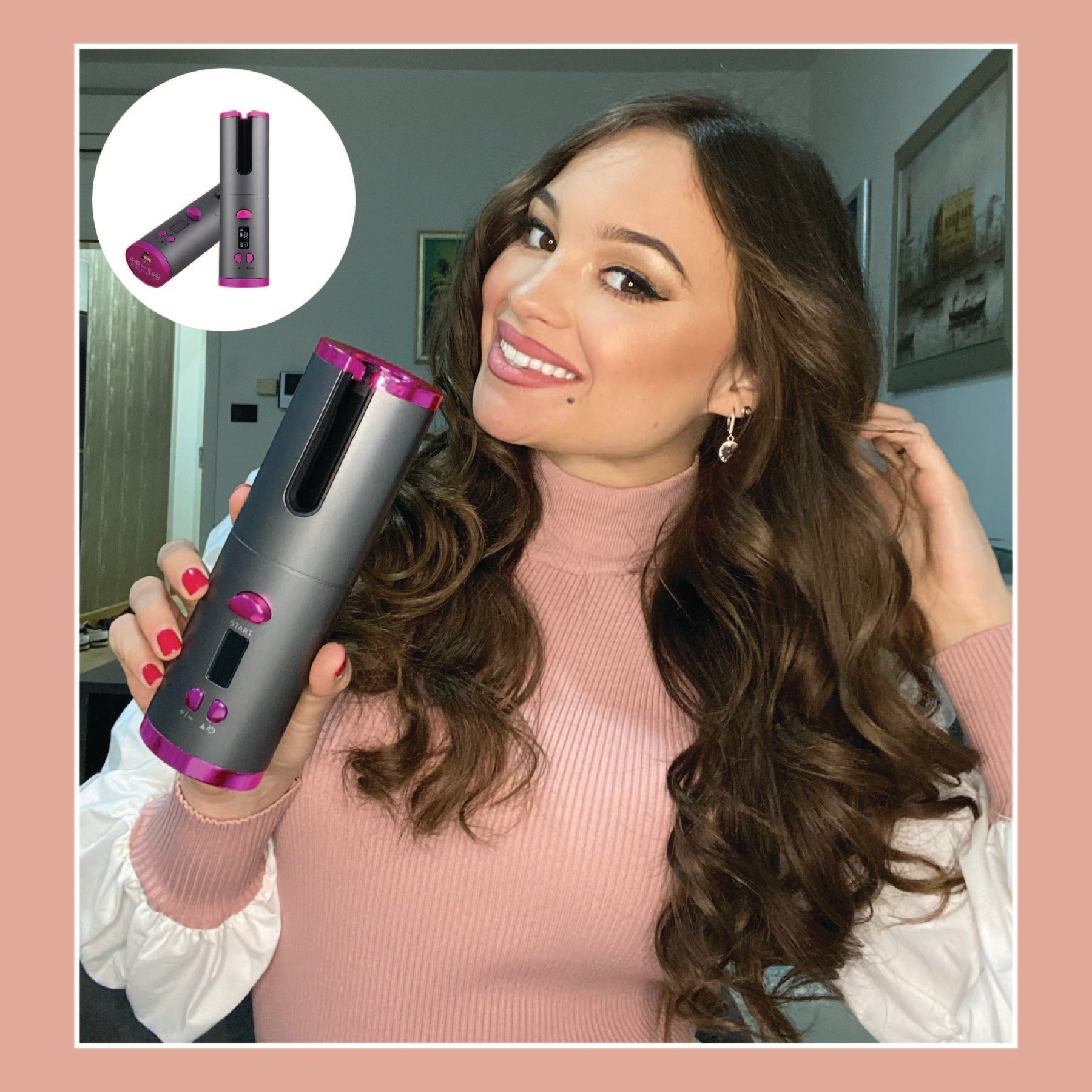 MagicCurl Pro - Moldeador Automático Portátil