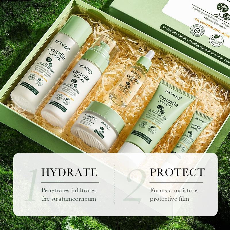 CicaGlow™ - Set de Rutina Facial Completa (6 Piezas)