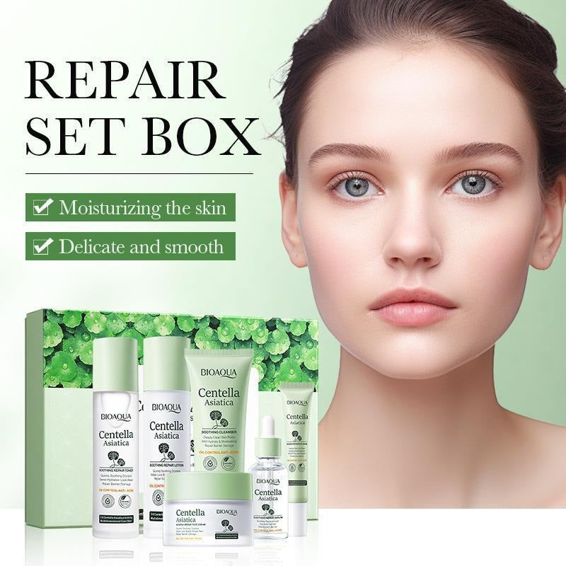 CicaGlow™ - Set de Rutina Facial Completa (6 Piezas)